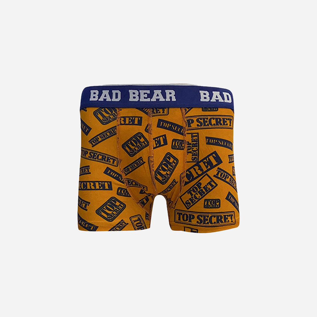 Bad Bear Secret Hardal Desenli Erkek Boxer