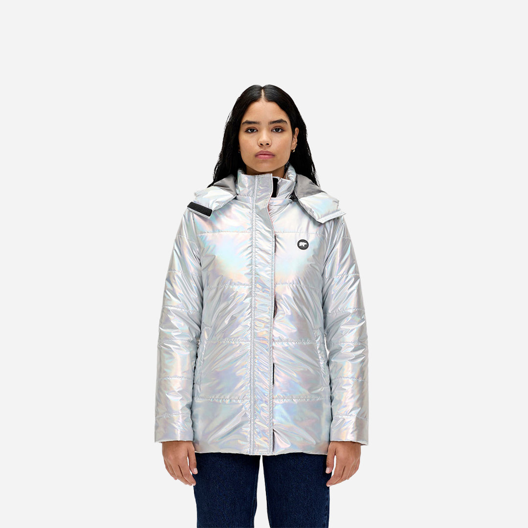 Bad Bear Jolene Gümüş Gri Puffer Mont