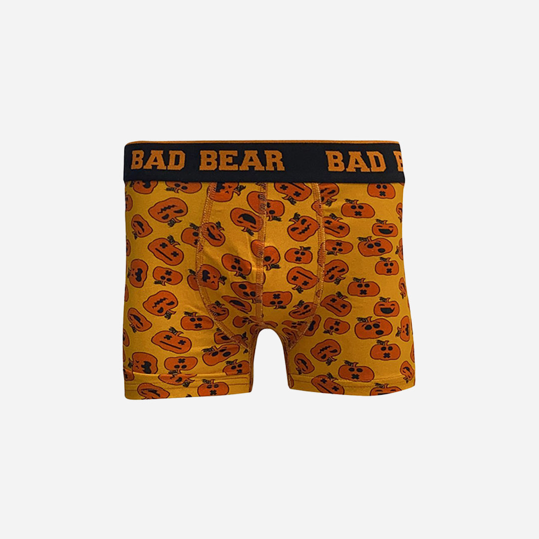 Bad Bear Hardal Balkabağı Desenli Erkek Boxer