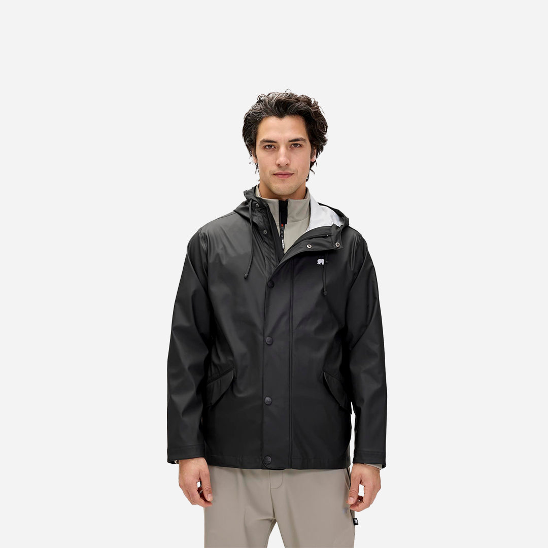 Bad Bear Patrol Raincoat Siyah Erkek Yağmurluk