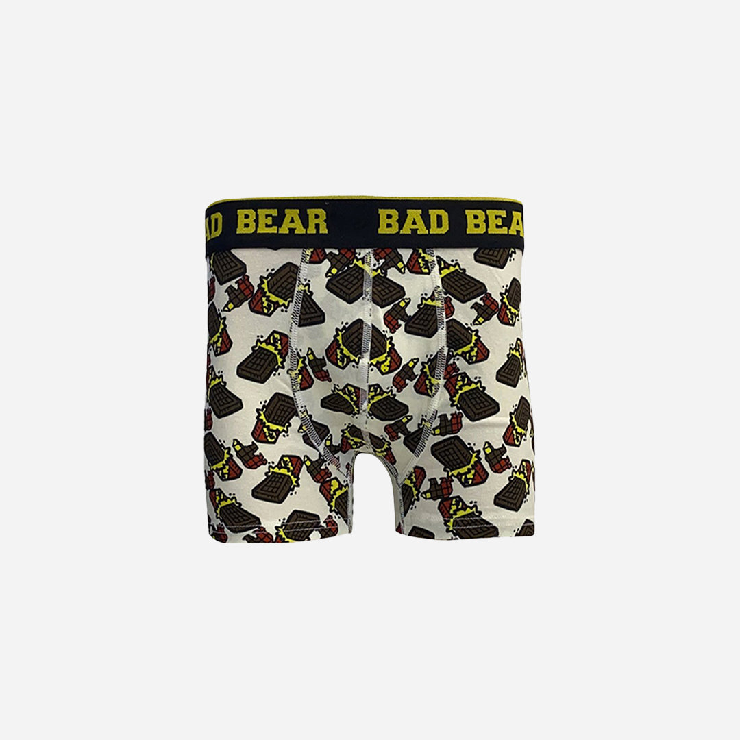 Bad Bear Chocolate Off-White Erkek Boxer