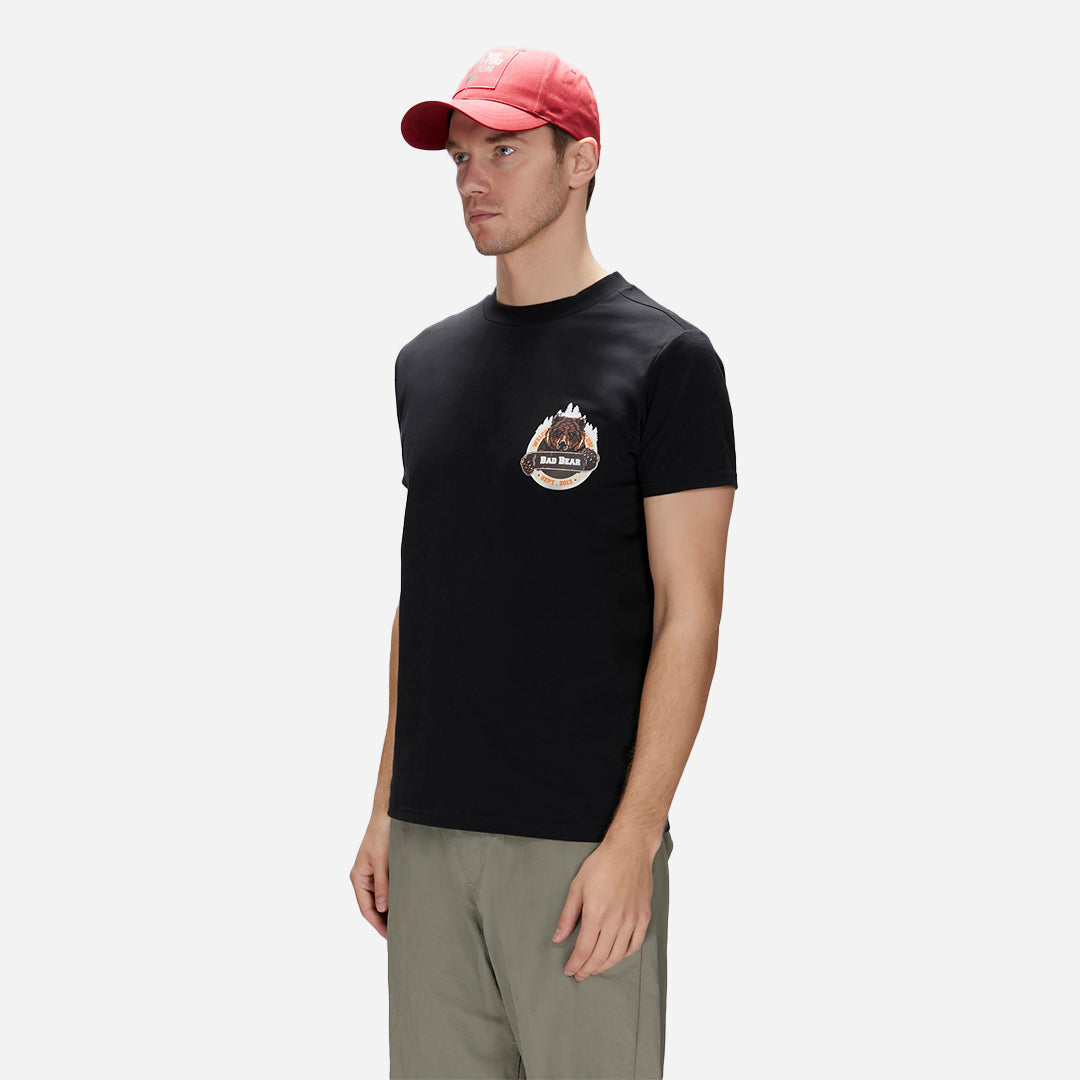 Bad Bear Flint Siyah Erkek Baskılı Tişört