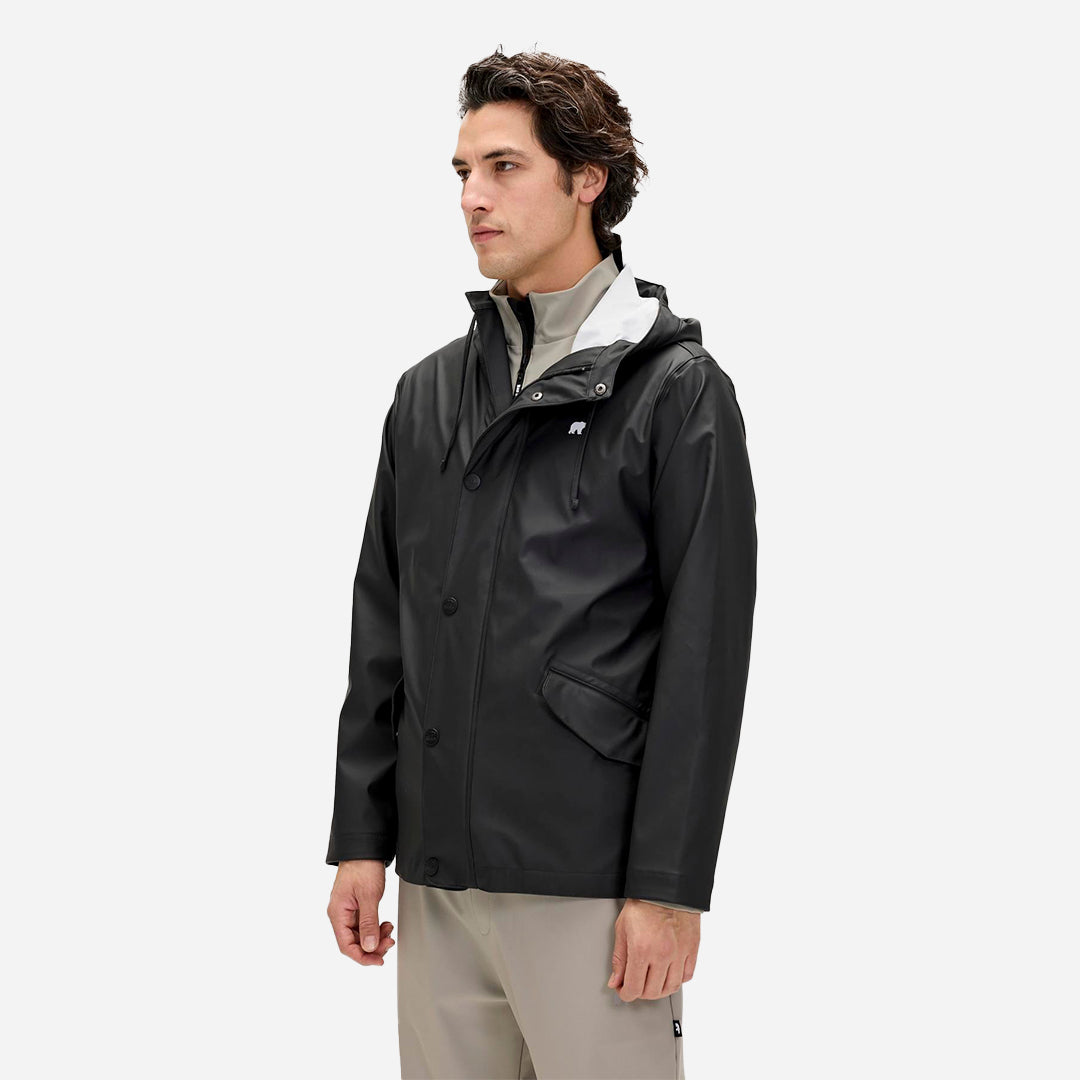 Bad Bear Patrol Raincoat Siyah Erkek Yağmurluk