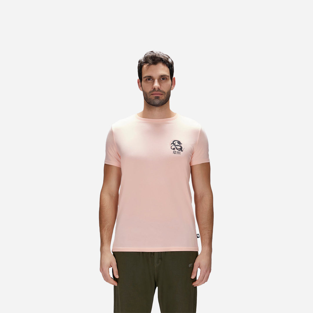 Bad Bear Draco Pembe Erkek Baskılı Tişört