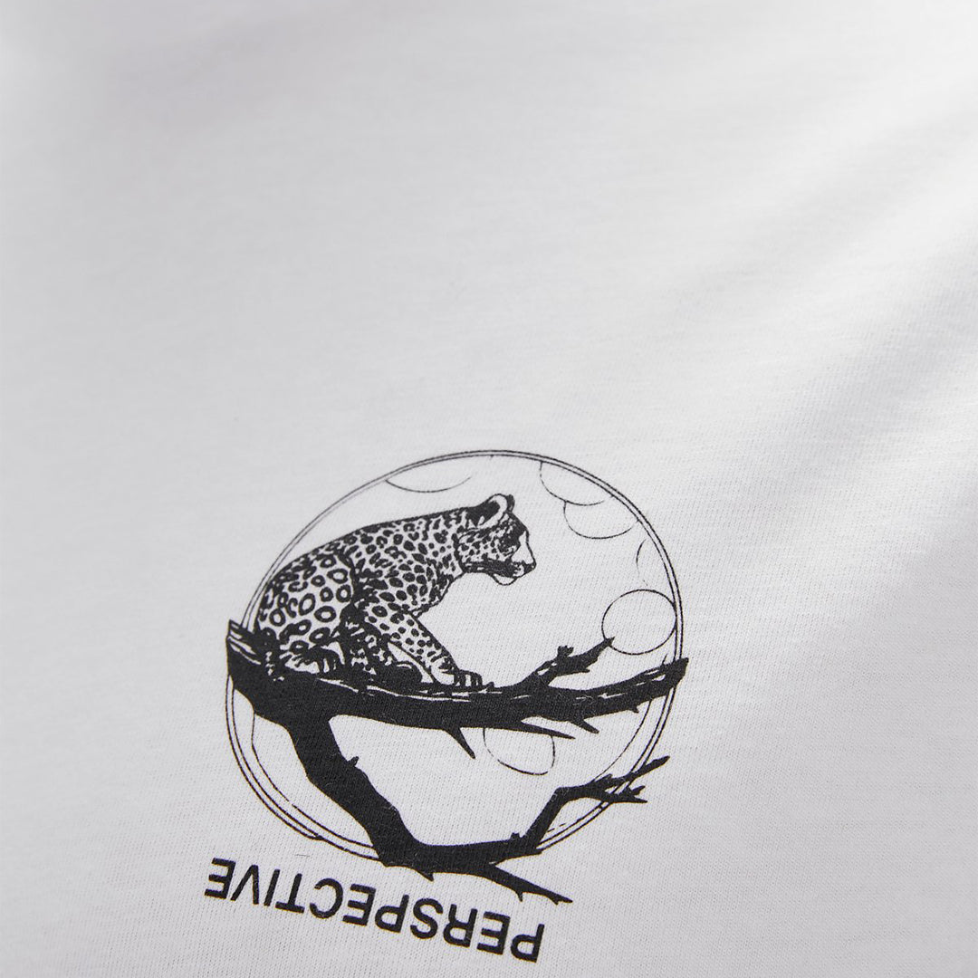 Bad Bear Pard Beyaz Erkek Baskılı Tişört