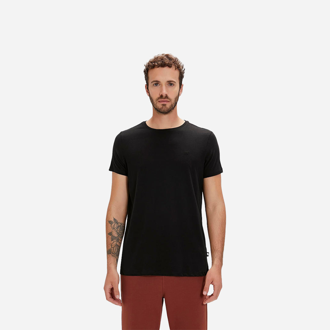 Bad Bear Solid T-Shirt Siyah Basic Erkek Tişört