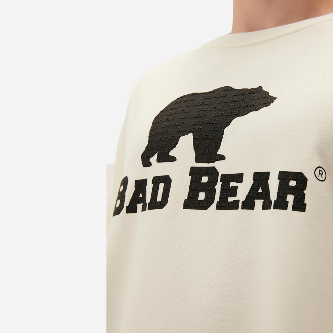 Bad Bear Crewneck Marshmallow Erkek Sweatshirt