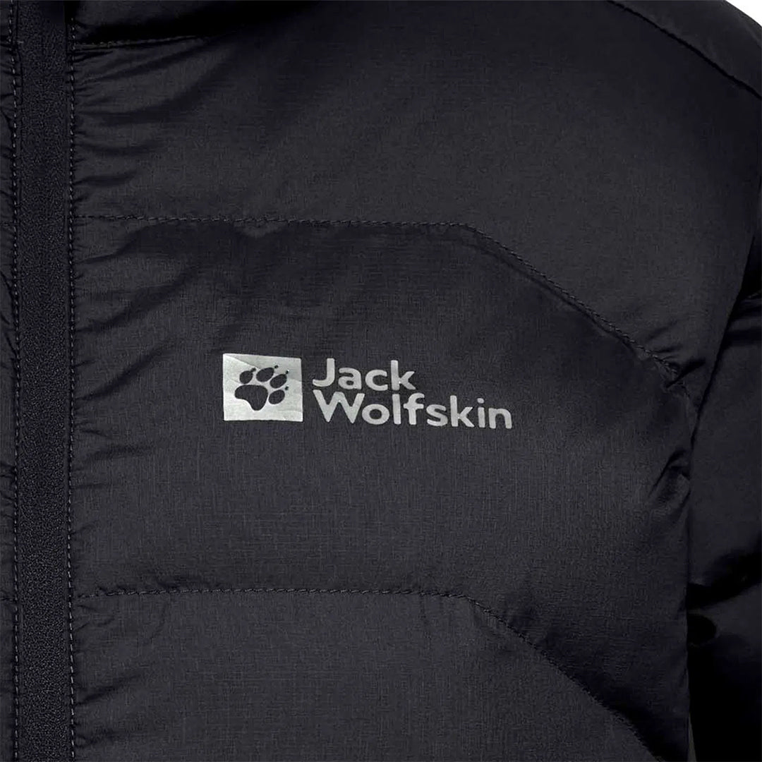 Jack Wolfskin Ather Down Hoody Kadın Siyah Outdoor Ceketi