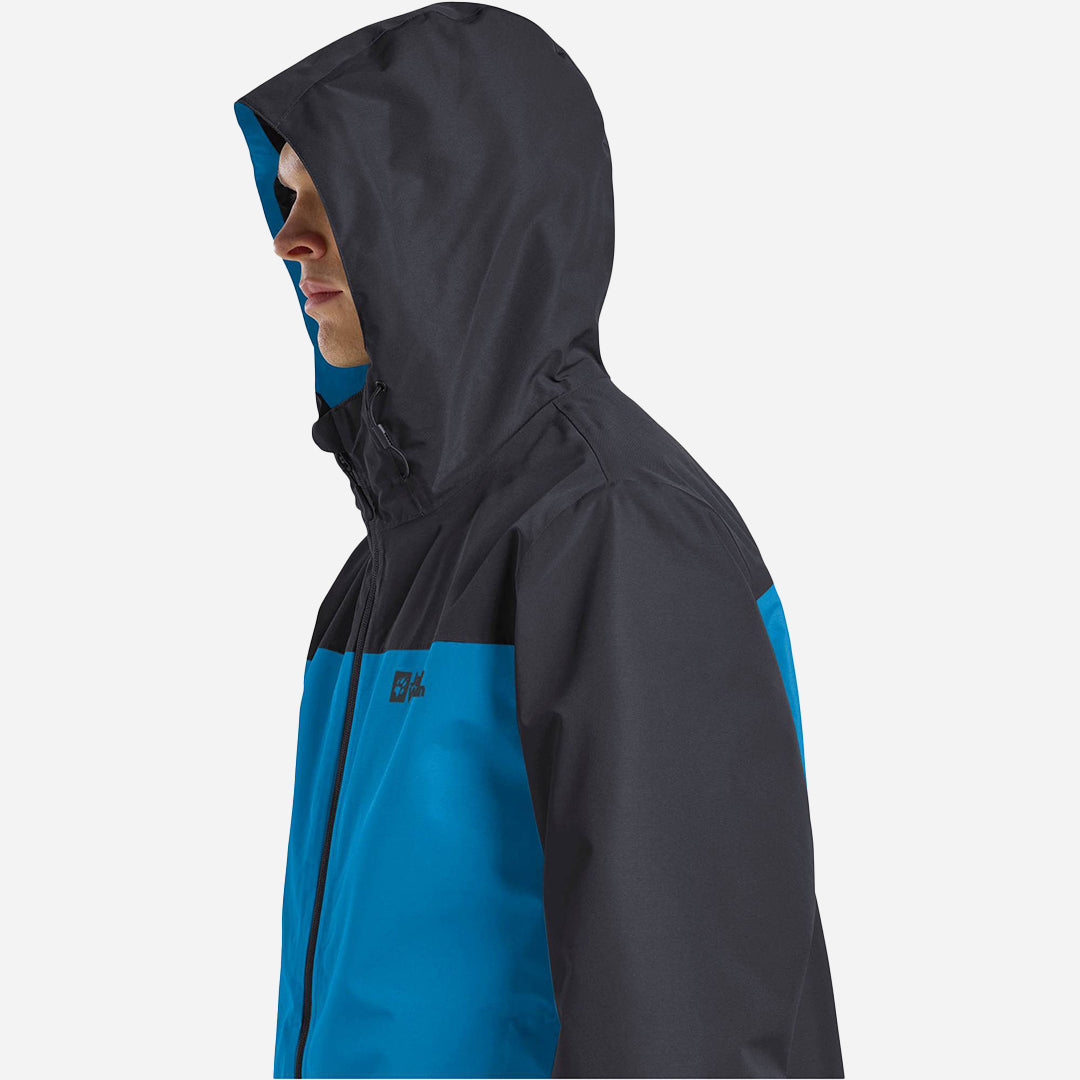 Jack Wolfskin Taubenberg 3in1 Erkek Mavi Outdoor Ceketi