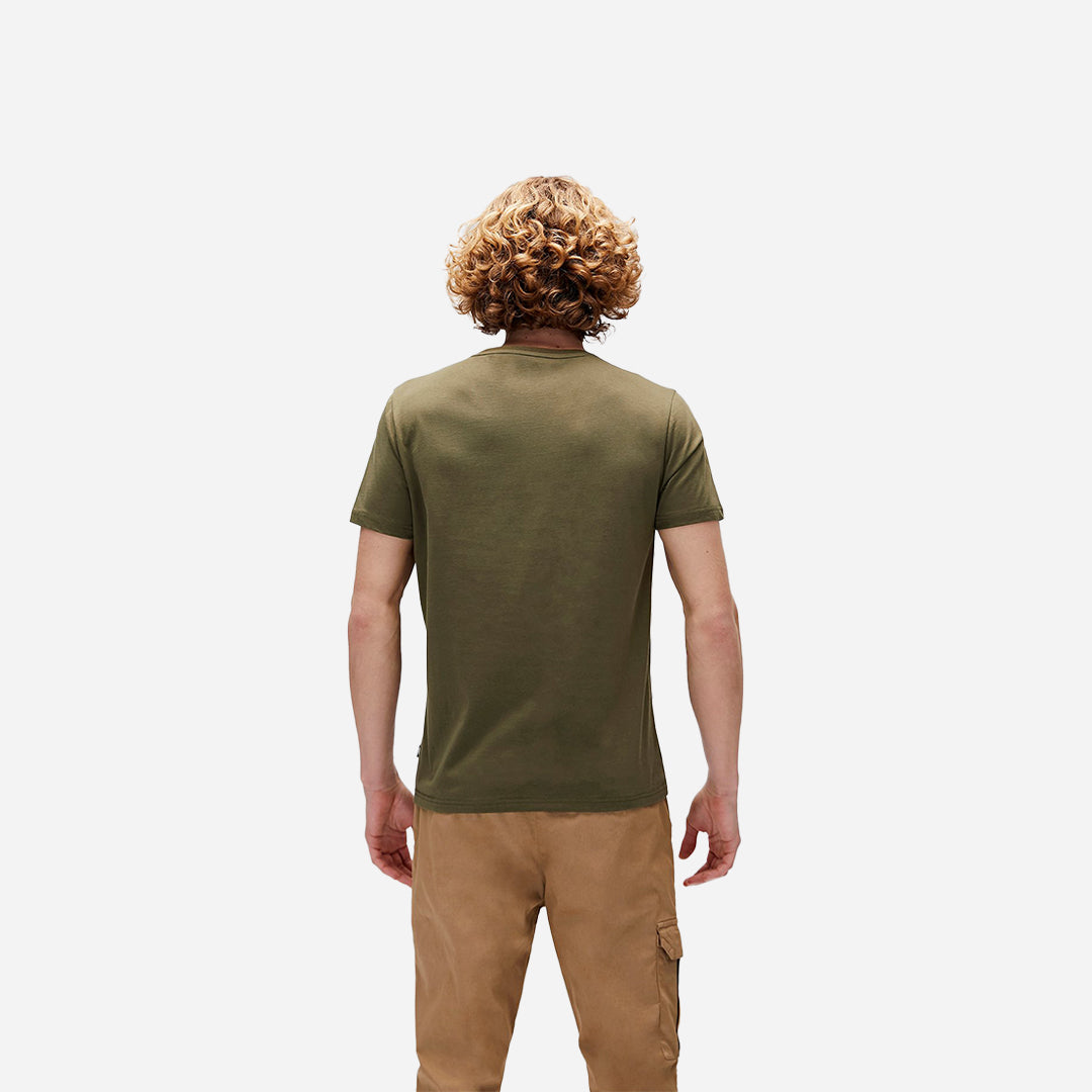 Bear Tee Haki Yeşil Logo Baskılı Erkek Tişört