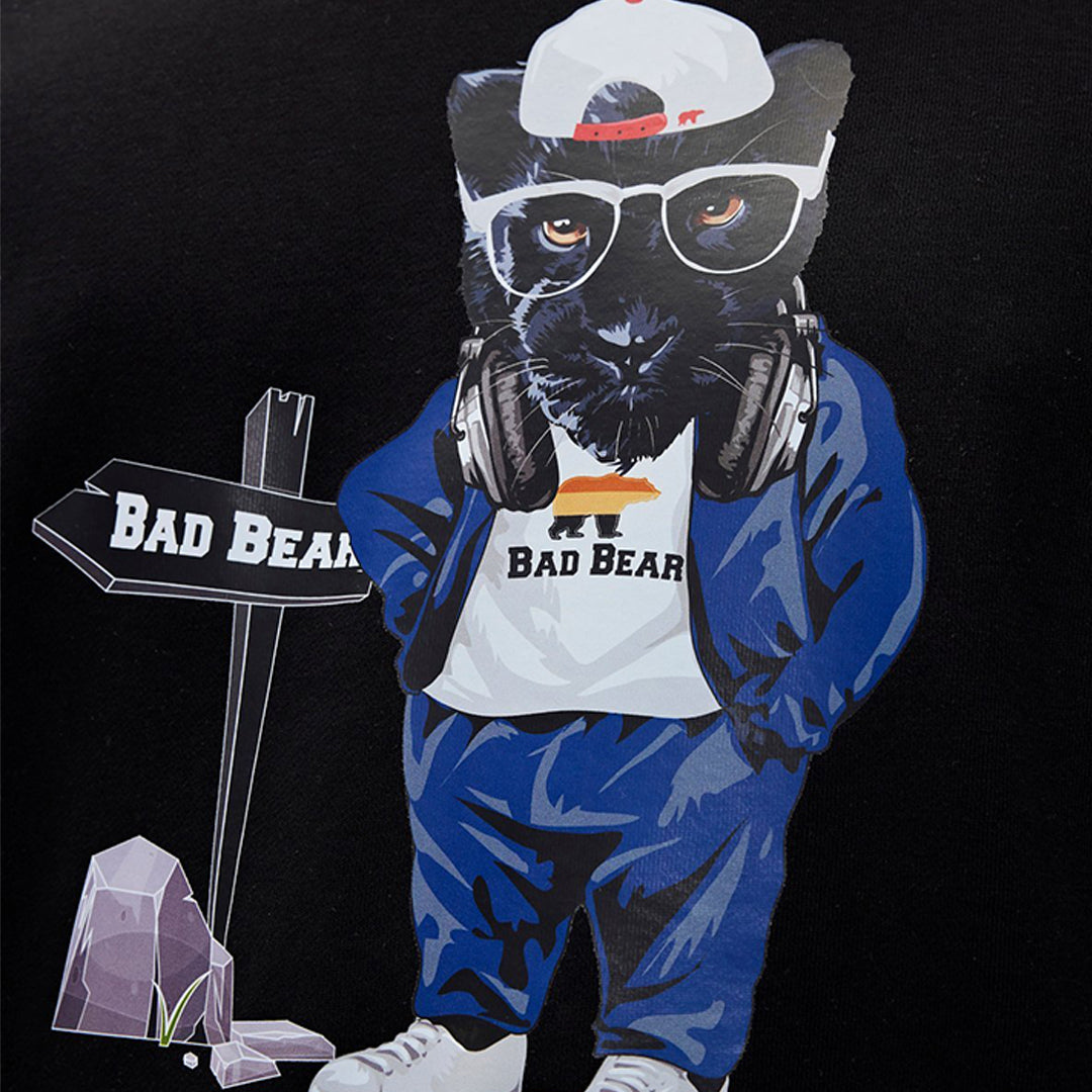 Bad Bear Panther Siyah Erkek Sweatshirt