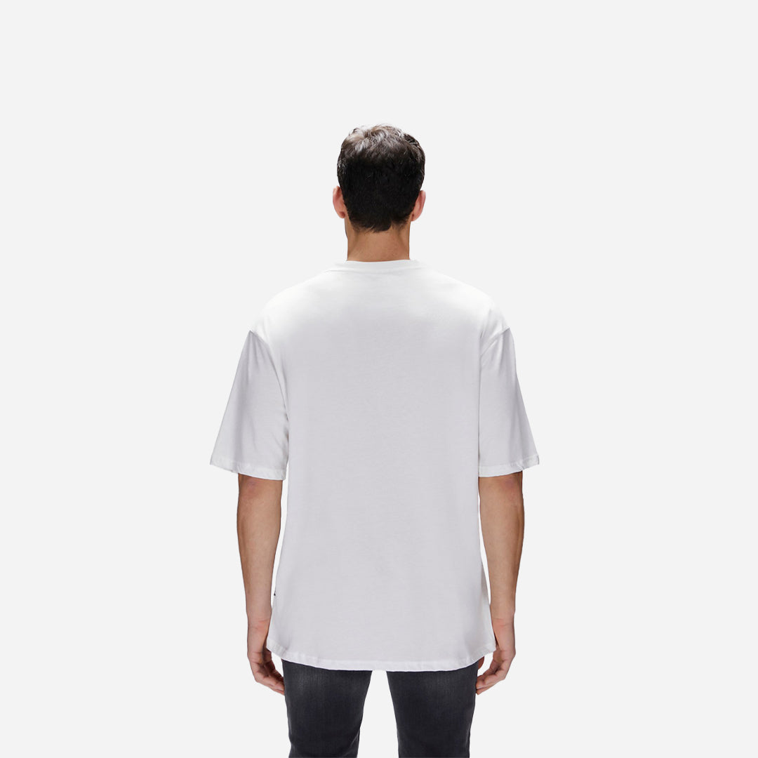 Bad Bear Sten Beyaz Erkek Oversize Tişört