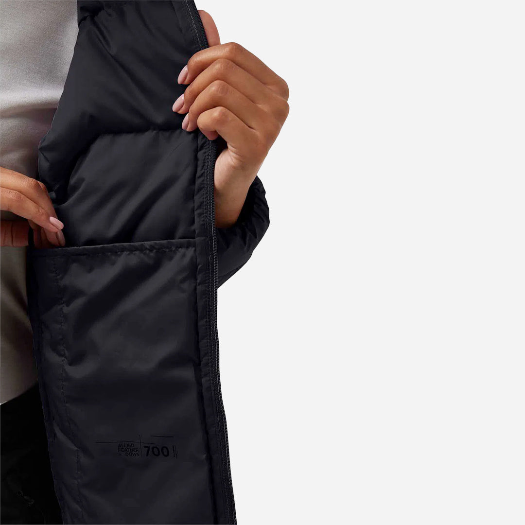 Jack Wolfskin Ather Down Hoody Kadın Siyah Outdoor Ceketi