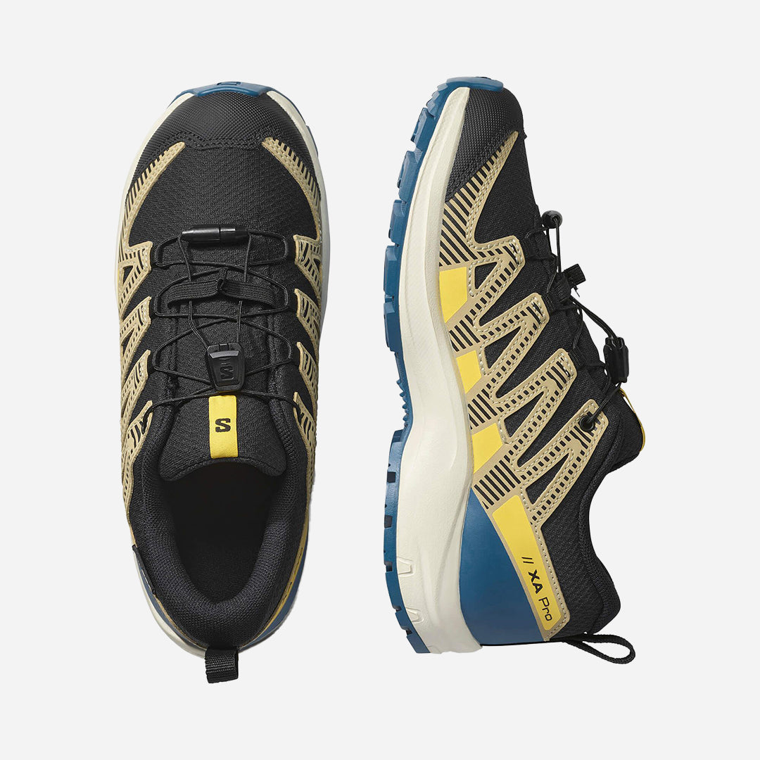 Salomon XA Pro V8 Waterproof Çocuk Ayakkabı Siya - Sarı