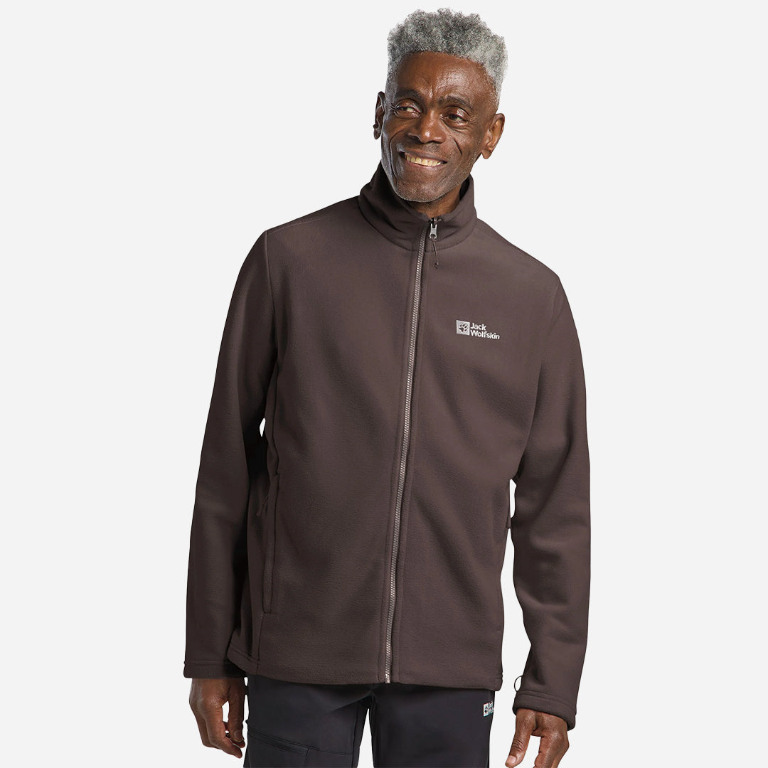 Jack Wolfskin WintersTein Fz M Erkek Tam Fermuarlı Polar - Kahverengi