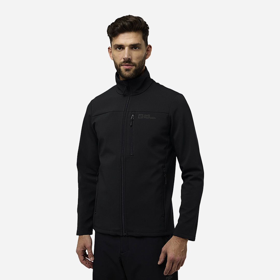 Jack Wolfskin Whirlwind Erkek Siyah Softshell