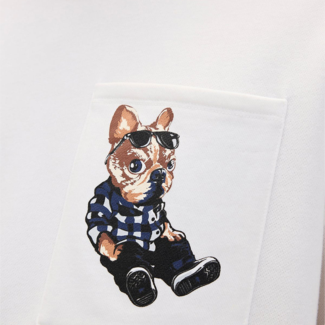 Bad Bear Javed Beyaz Erkek Sweatshirt