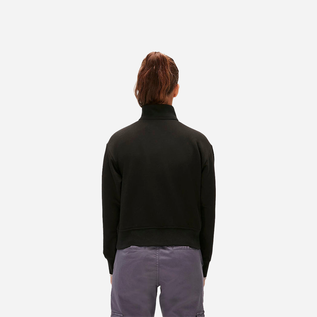 Bad Bear Zoe Siyah Yarım Fermuarlı Kadın Sweatshirt