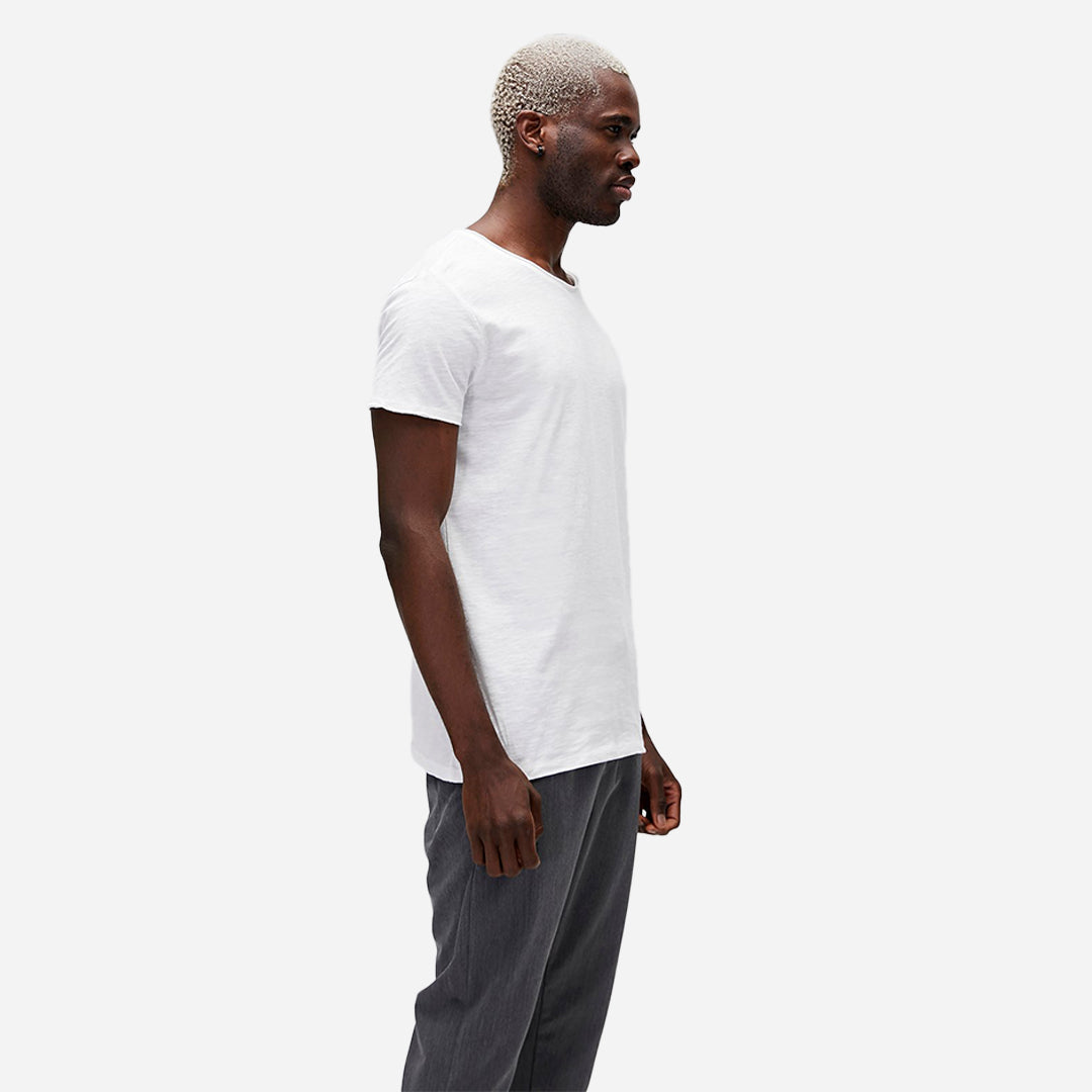 Bad Bear O-Neck Off-White Beyaz Basic Erkek Tişört