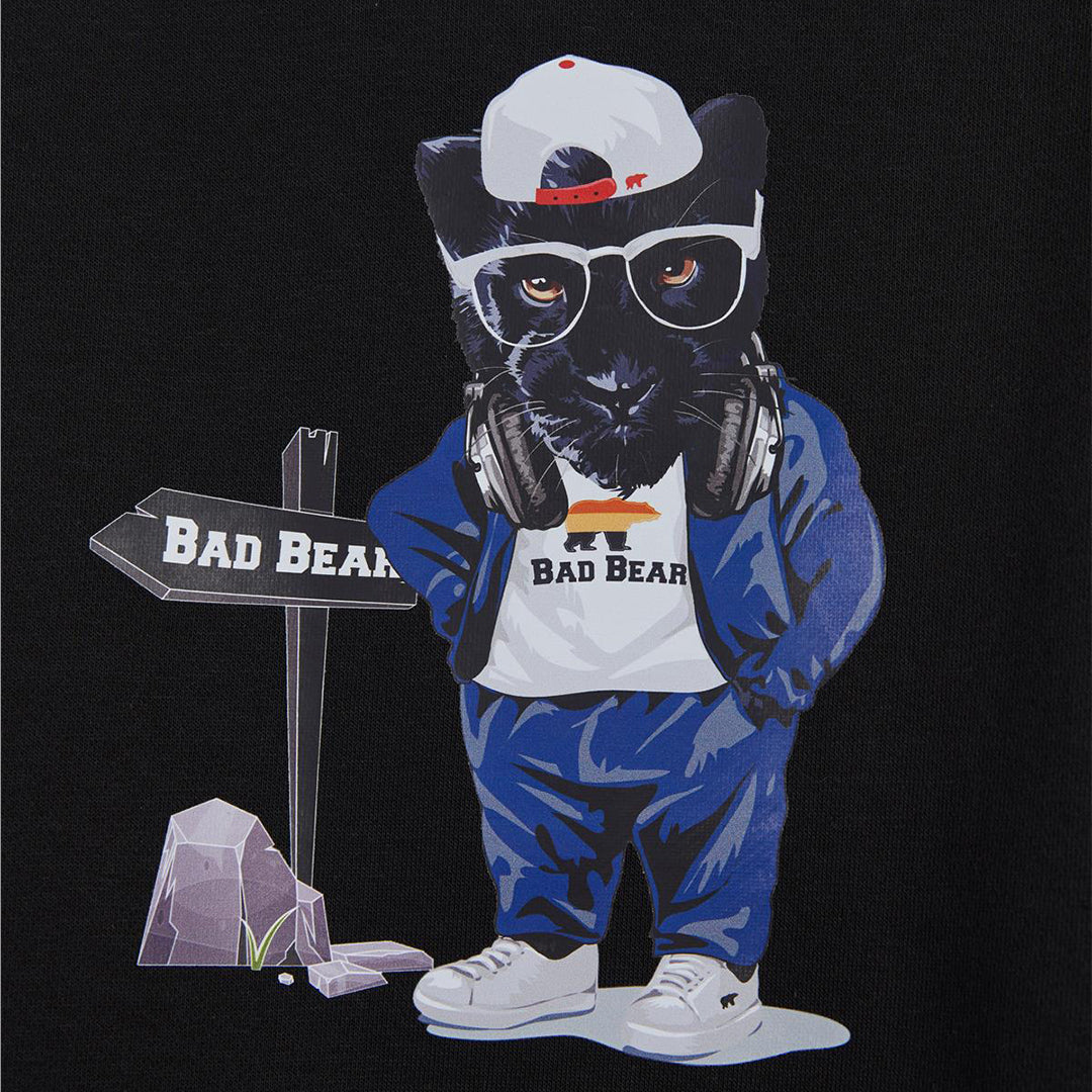 Bad Bear Panther Siyah Çocuk Sweatshirt