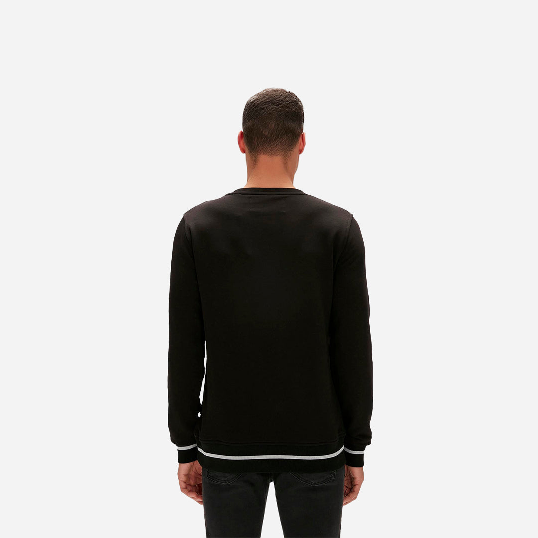 Bad Bear Felt Crewneck Siyah Erkek Sweatshirt