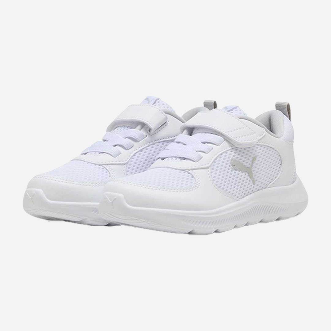 Puma Fun Racer 2 AC+ PS Unisex Çocuk Beyaz Cırtlı Spor Ayakkabı