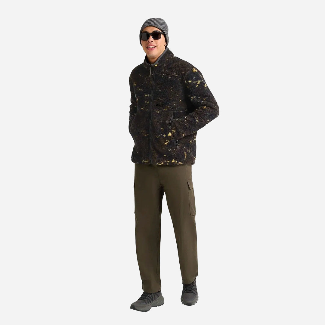 Jack Wolfskin Stone Lite Aop Erkek Siyah Outdoor Ceketi