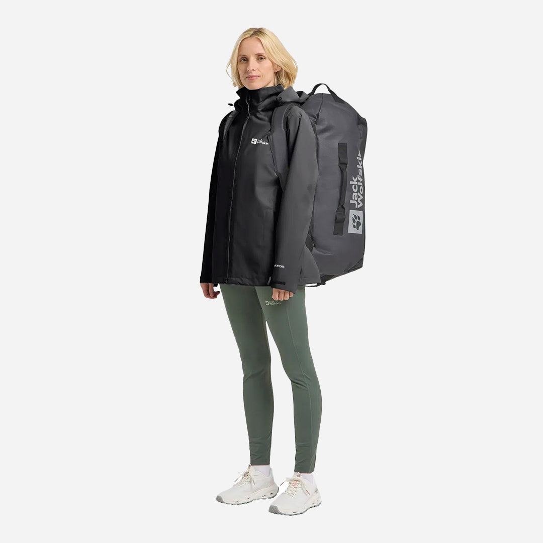 Jack Wolfskin Trailtime 2l Kadın Siyah Outdoor Ceketi