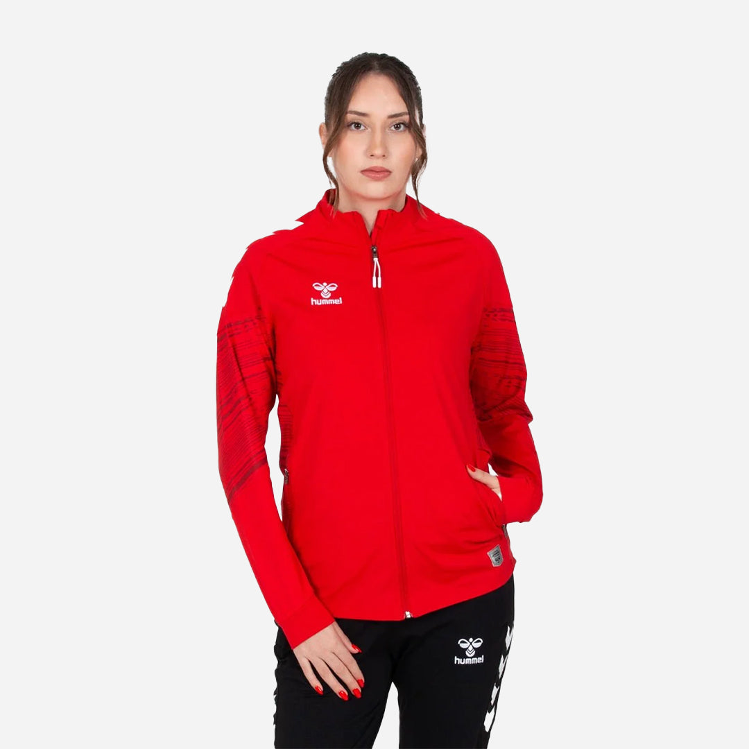 Hummel Line Kamp Eşofman Üstü Unisex Kırmızı