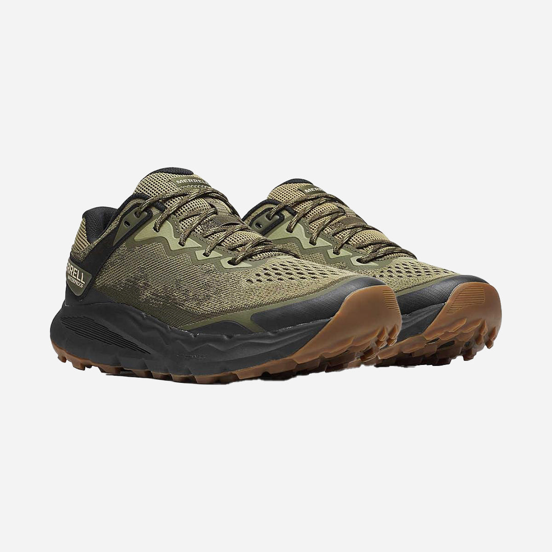 Merrell Nova 4 Waterproof Erkek Yeşil Patika Koşusu Ayakkabısı - Haki