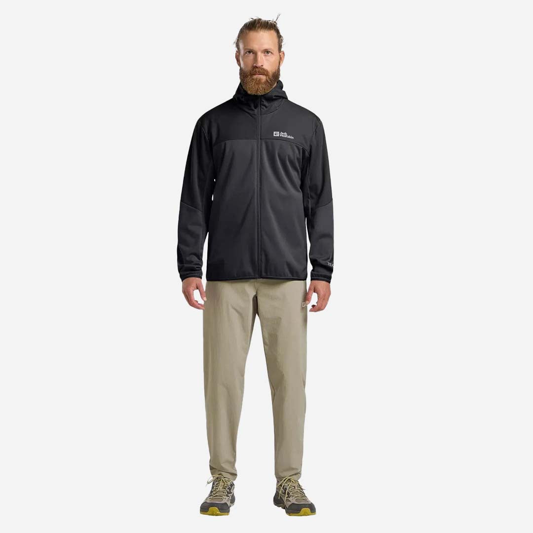 Jack Wolfskin Feldberg Hoody Erkek Gri Softshell Antrasit