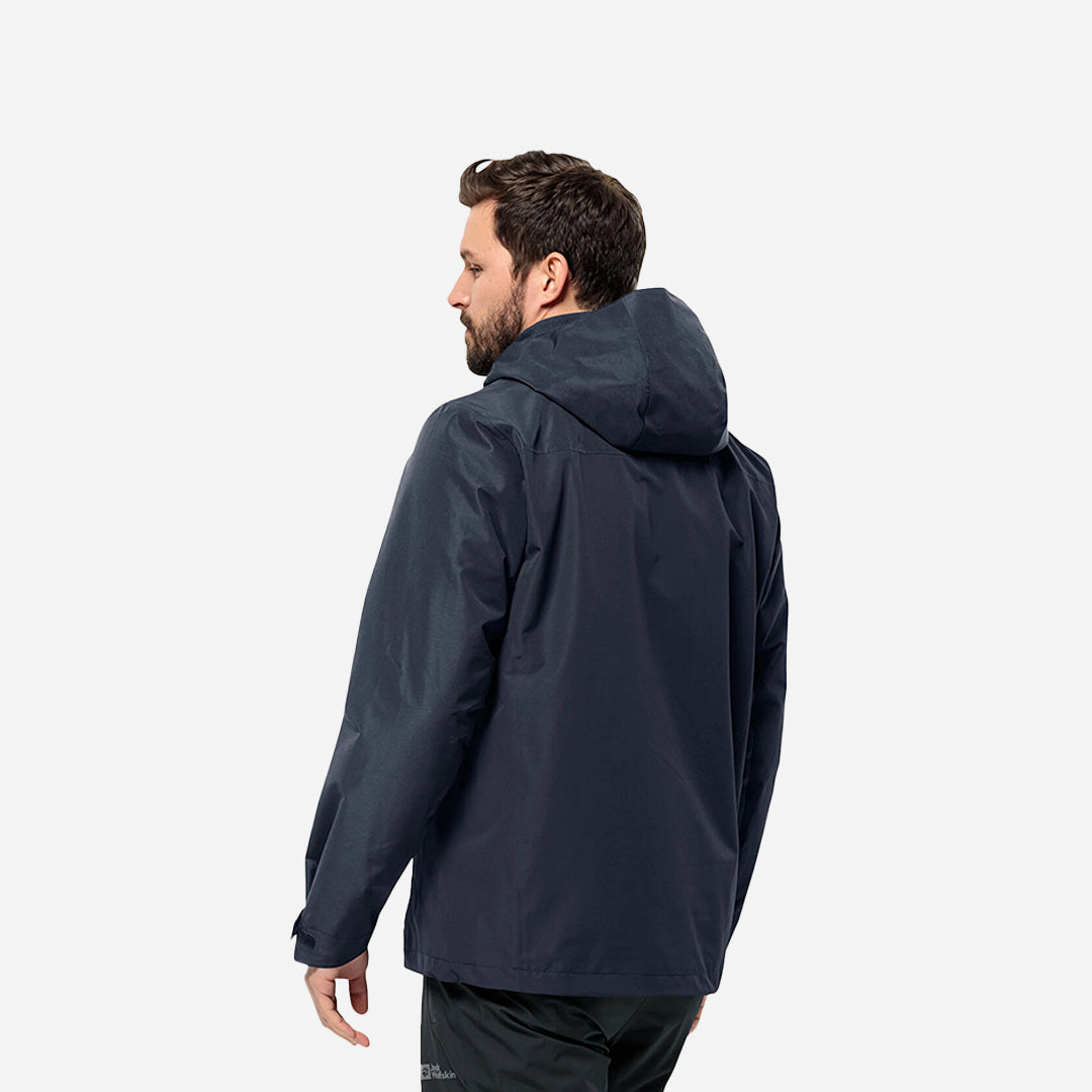 Jack Wolfskin Taubenberg 3in1 Erkek Lacivert Outdoor Ceketi