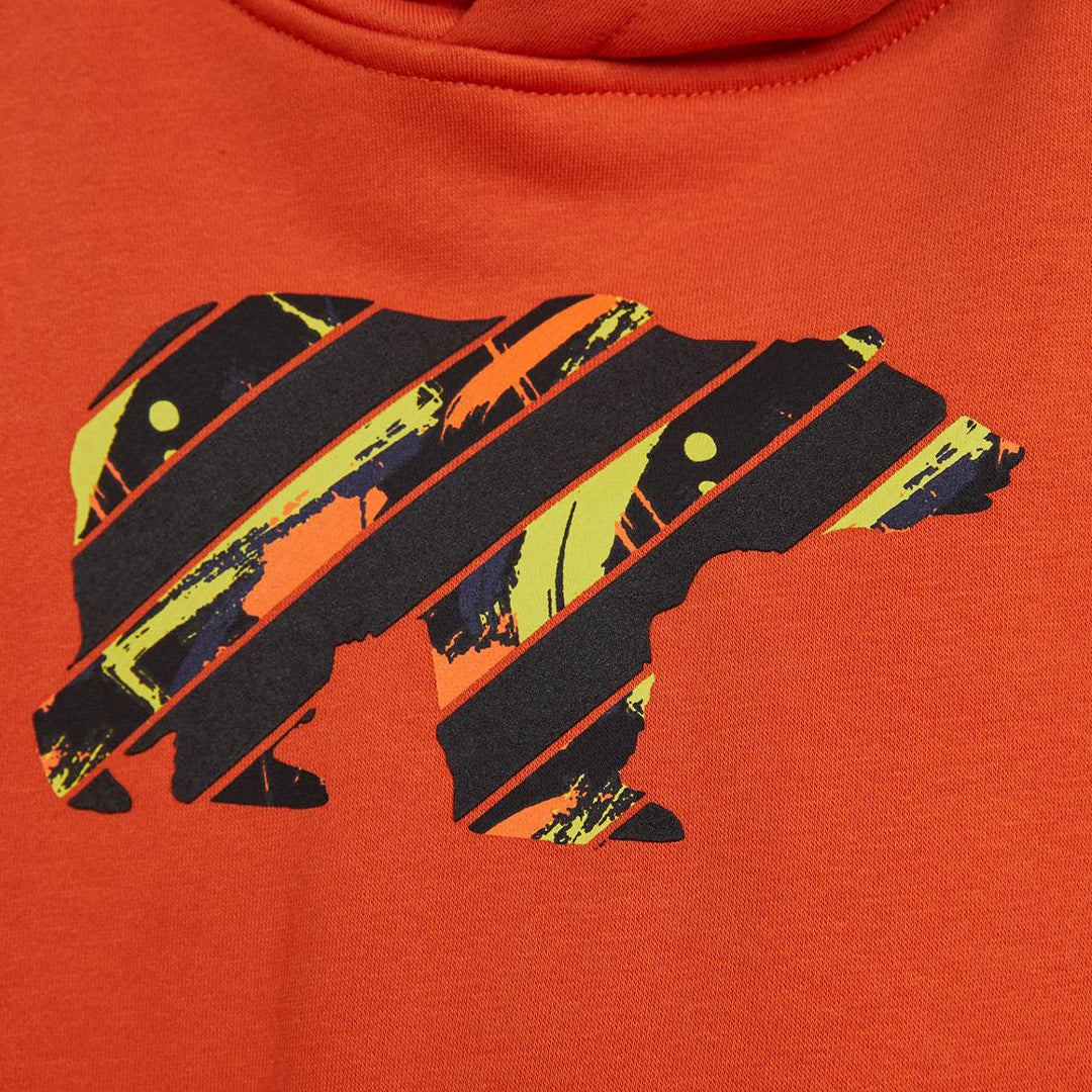 Bad Bear Mono Turuncu Kapüşonlu Sweatshirt