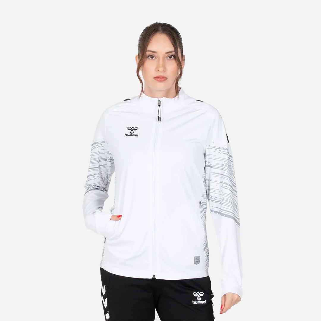 Hummel Line Kamp Eşofman Üstü Unisex Beyaz