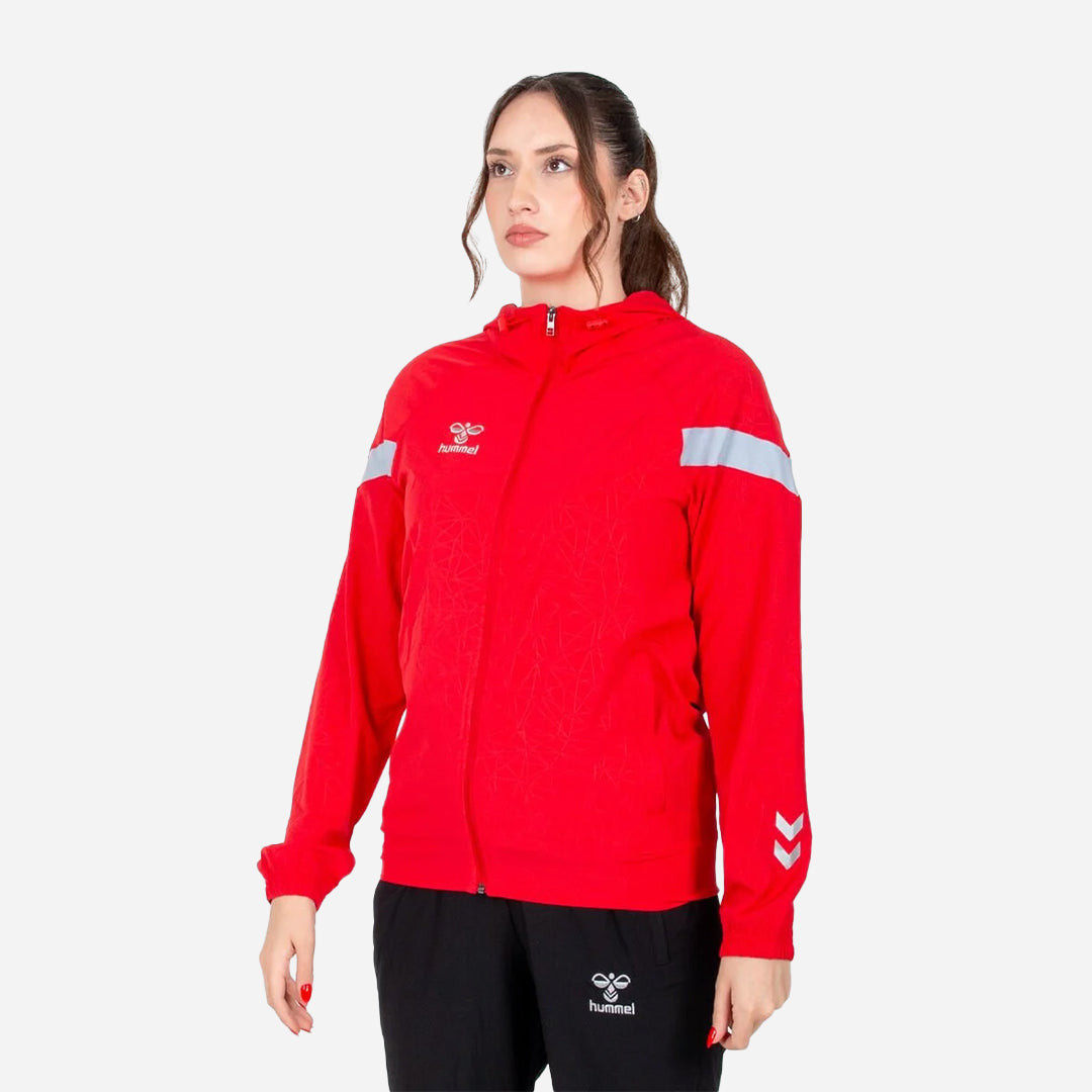 Hummel Flex Kamp Eşofman Üstü Unisex Kırmızı