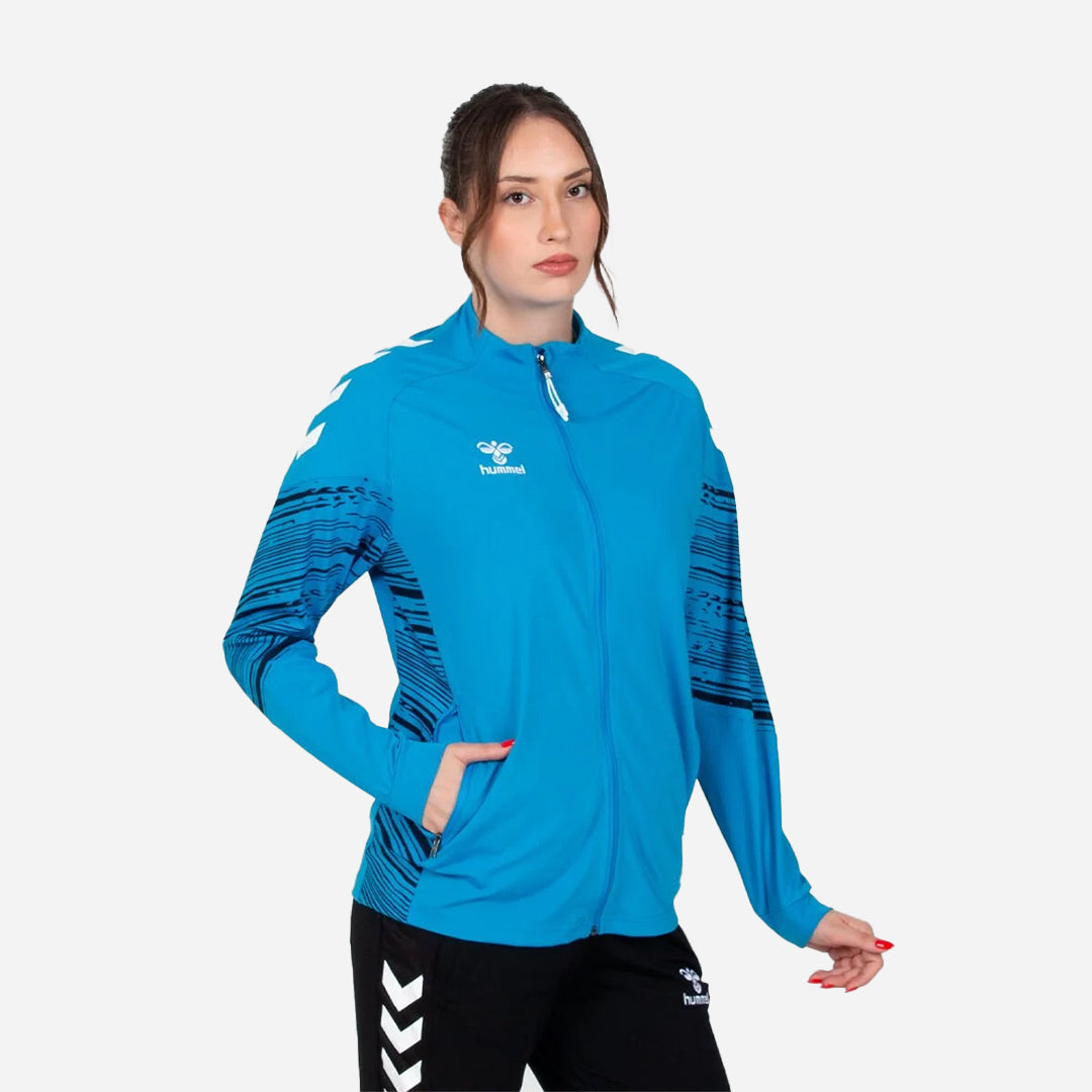 Hummel Line Kamp Eşofman Üstü Unisex Turkuaz