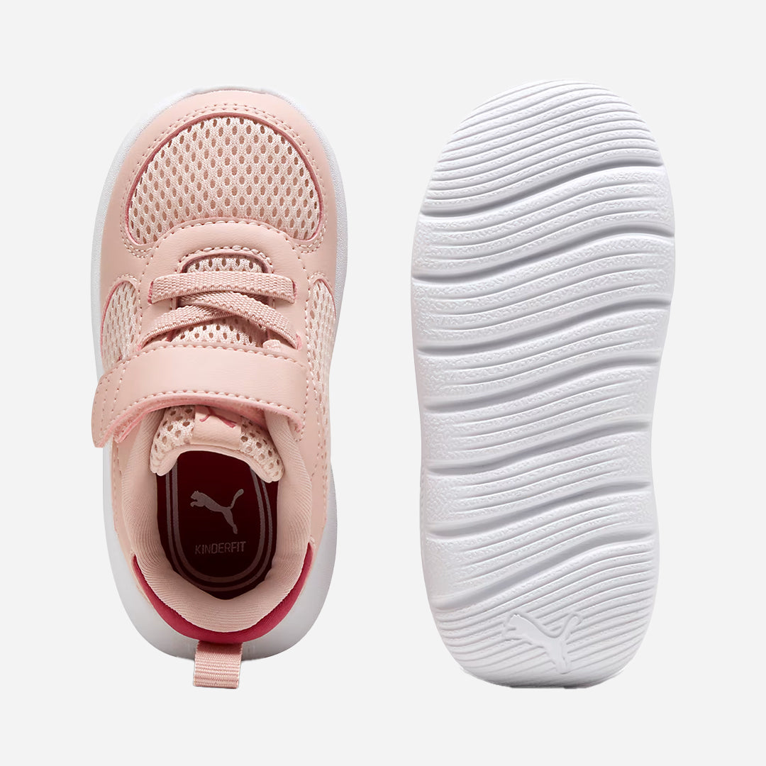 Puma Fun Racer 2 AC+ PS Unisex Çocuk Pembe Cırtlı Spor Ayakkabı