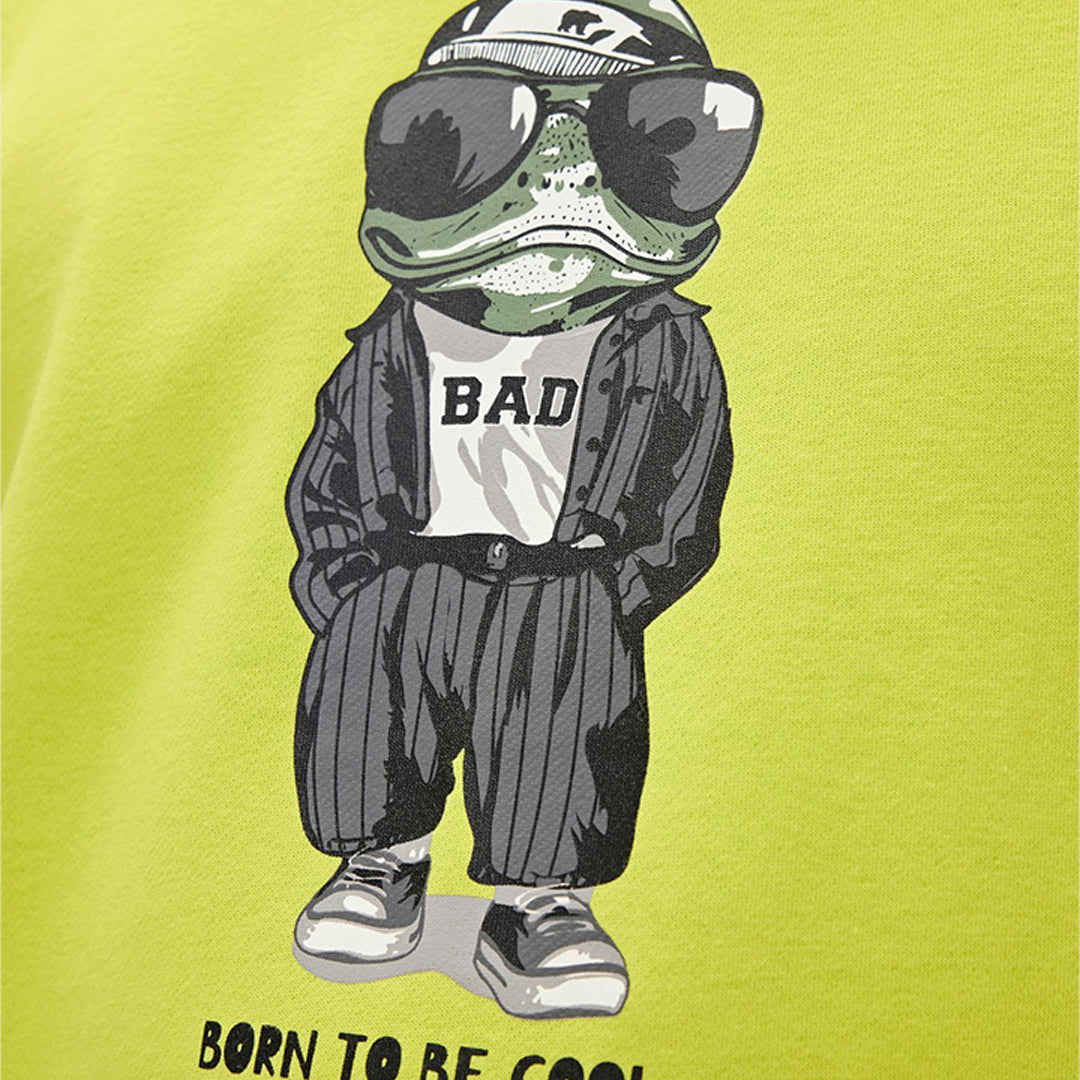 Bad Bear Gator Yeşil Erkek Baskılı Sweatshirt