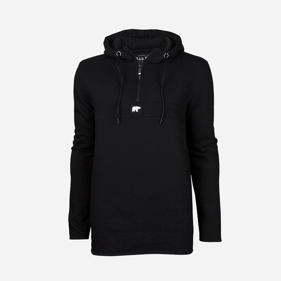 Bad Bear Defence Half-Zip Hoodie Sweatshirt