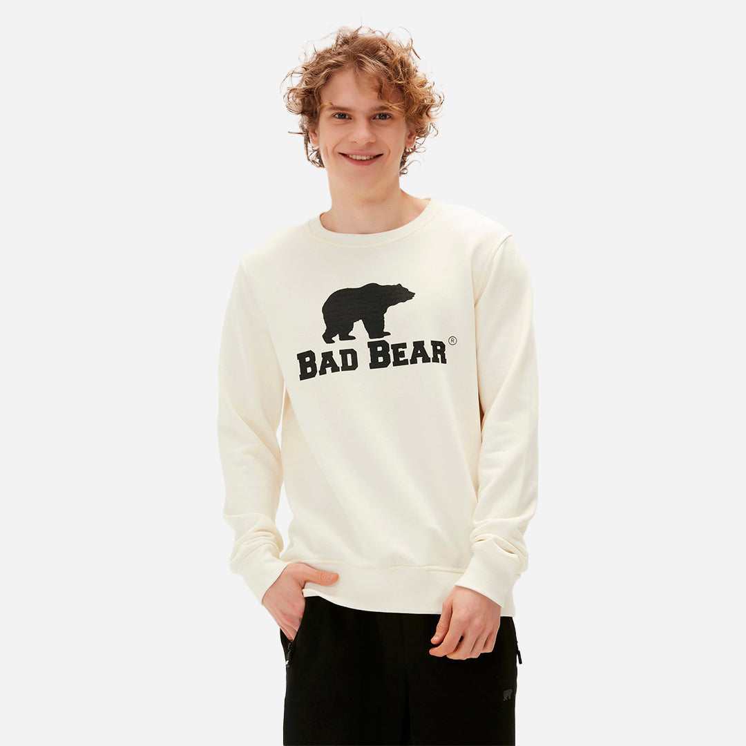 Bad Bear Crewneck Marshmallow Erkek Sweatshirt