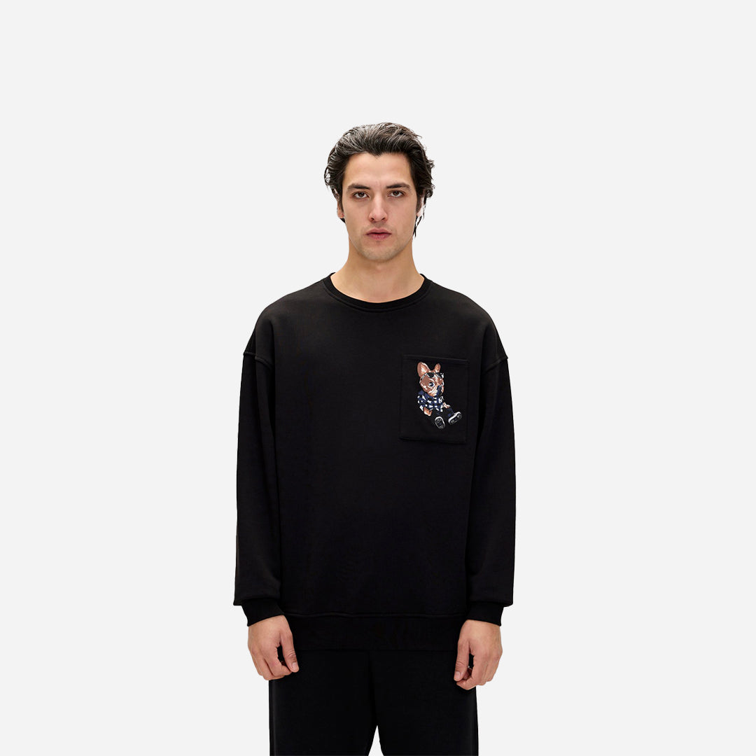 Bad Bear Javed Erkek Baskılı Sweatshirt