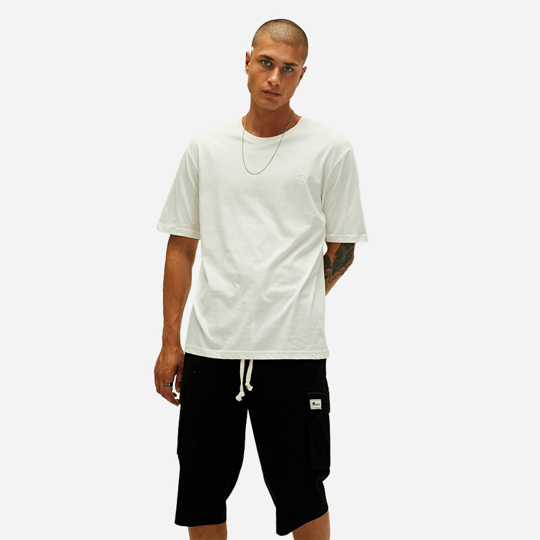 Bad Bear Liber Oversize T-Shirt Marshmallow Beyaz Basic Erkek Tişört