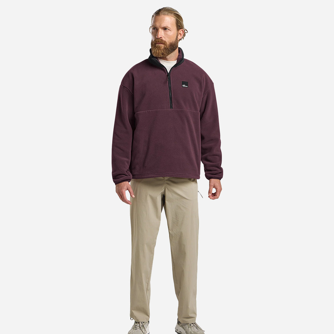 Jack Wolfskin Sumetro Hz M Erkek Outdoor Polar Bordo