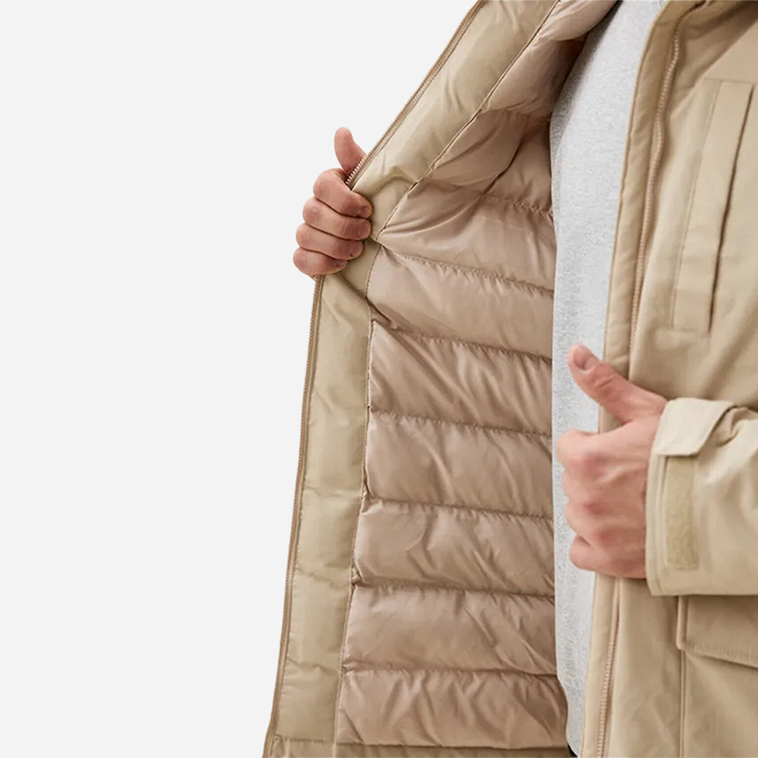 Adidas Paveric Fur Par Erkek Bej Mont Kaban