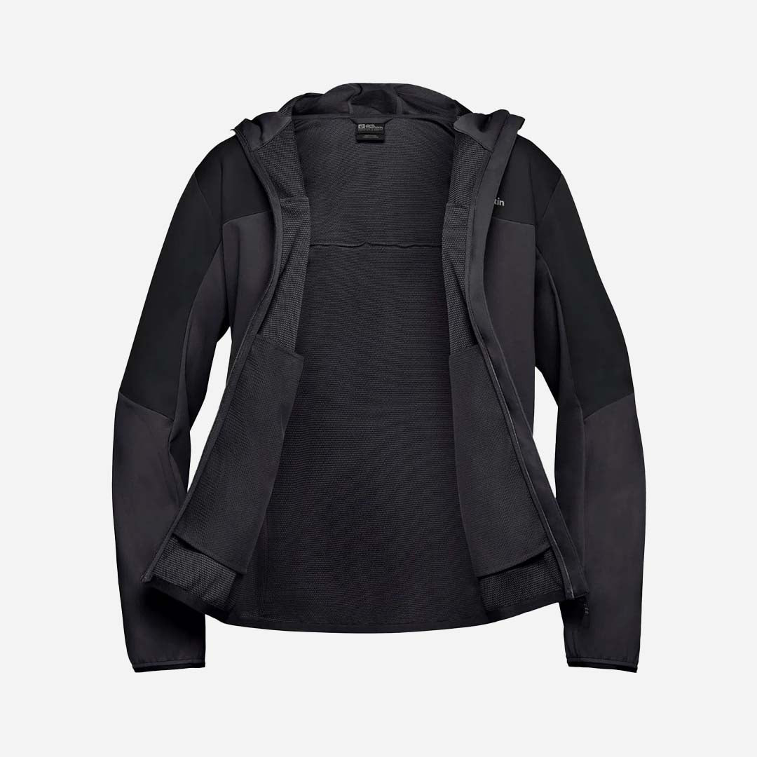 Jack Wolfskin Feldberg Hoody Erkek Gri Softshell Antrasit