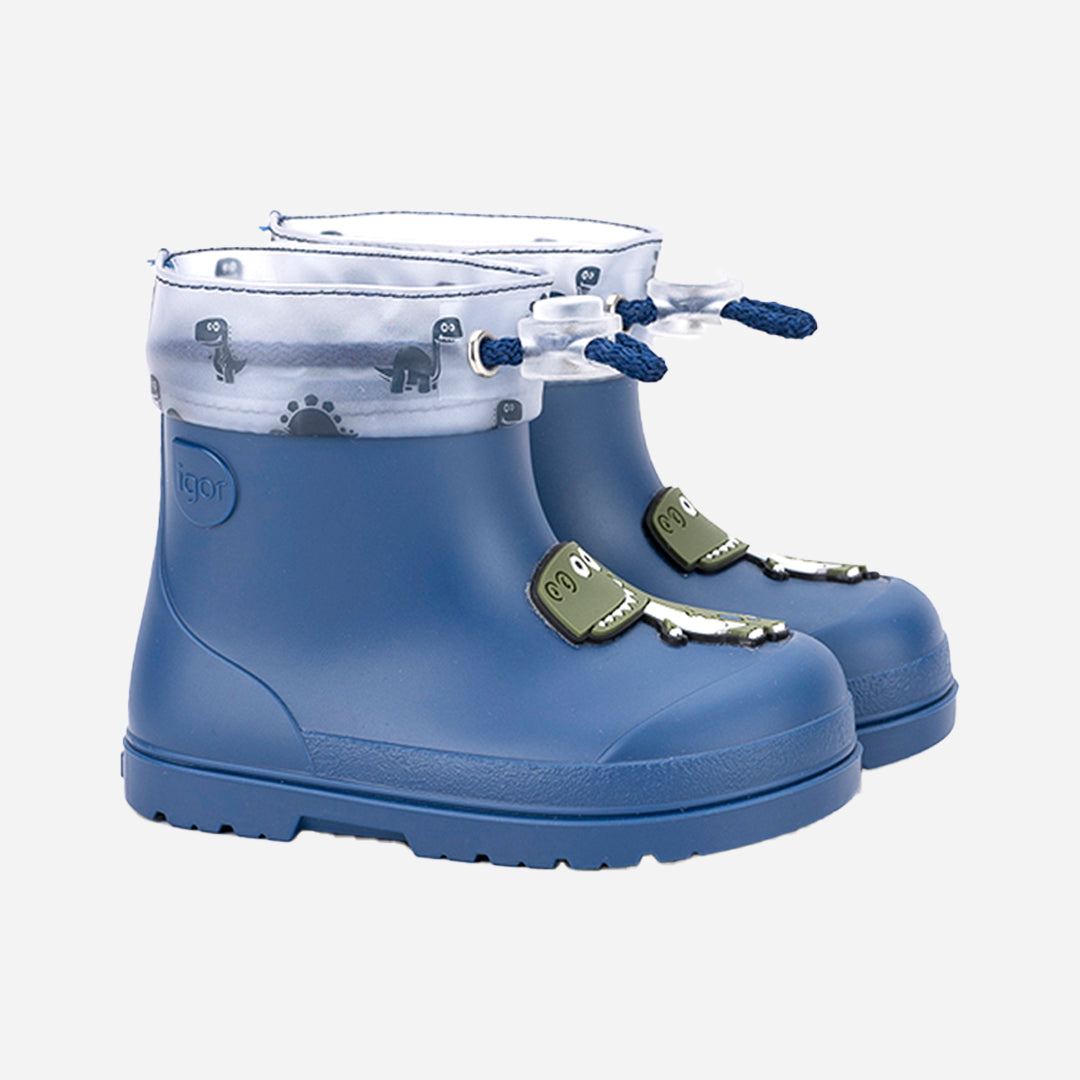 İgor Mendi Dino Kürklü Çocuk Yağmur Botu Mavi