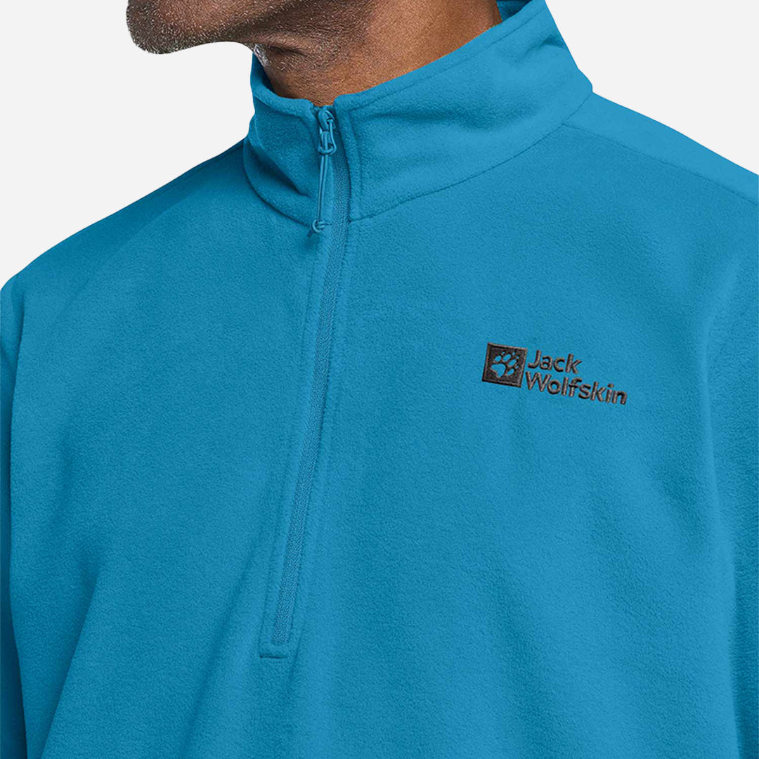 Jack Wolfskin Taunus Hz M Erkek  Mavi Yarım Fermuarlı Polar