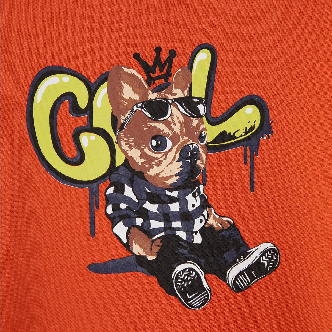 Bad Bear Javed Turuncu Baskılı Sweatshirt