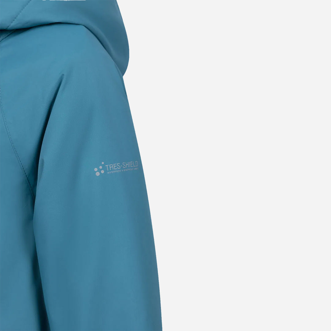 Trespass Roselettie Rain Jacket Kız Çocuk Mavi Yağmurluk