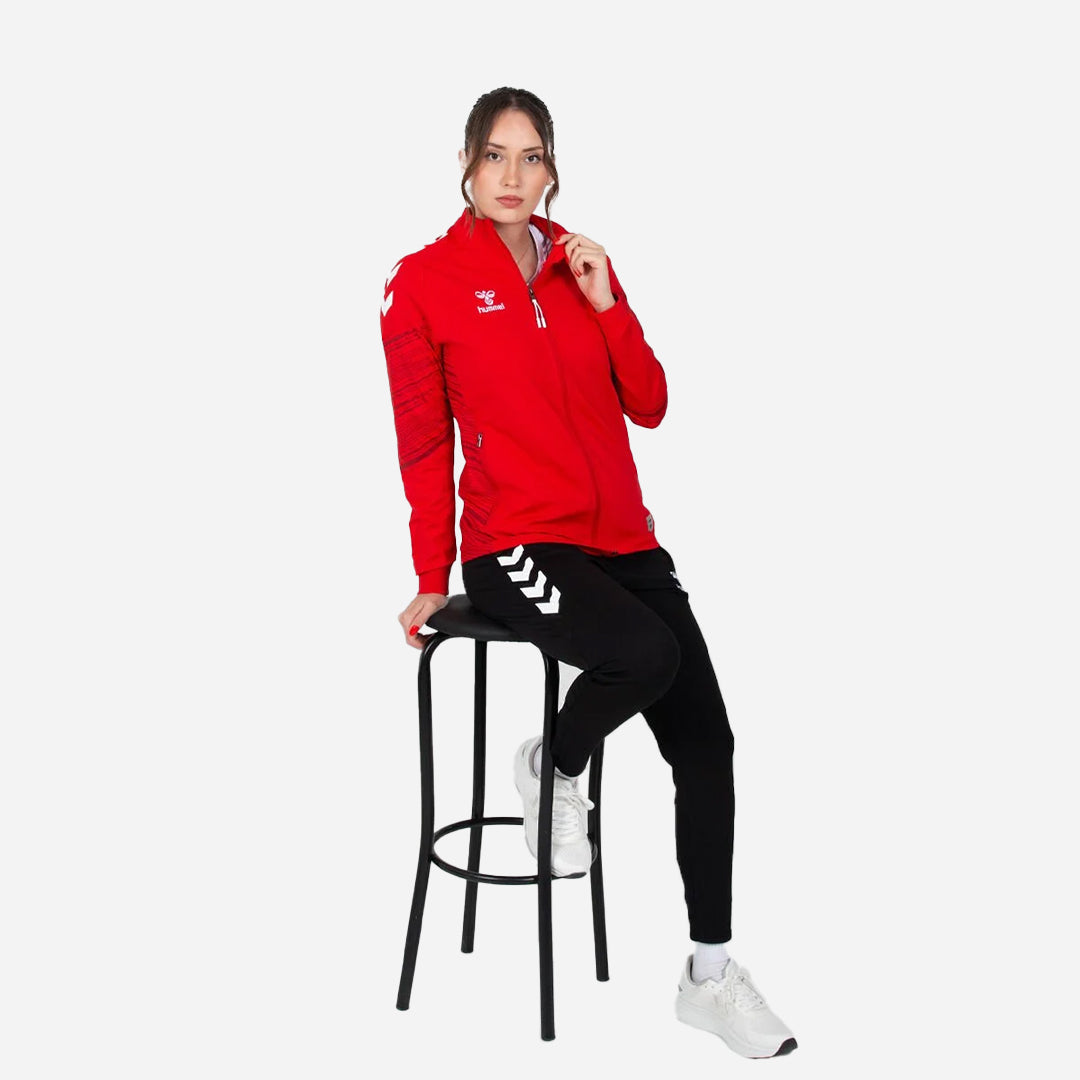 Hummel Line Kamp Eşofman Üstü Unisex Kırmızı